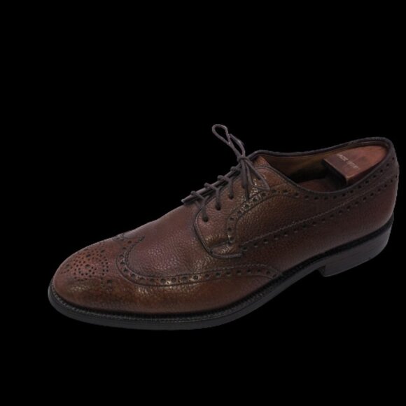 Alan McAfee London Commando 9 A AA Brown Pebbled L - Picture 7 of 14